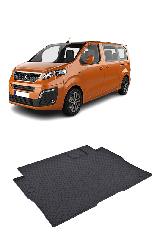 Tavita auto PEUGEOT Traveller 2016-prezent, protectie portbagaj, Cri-Flo, din cauciuc 100%, compatibil cu autoturismul PEUGEOT Traveller