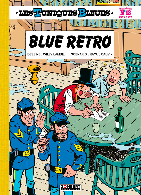 couv blue retro toile