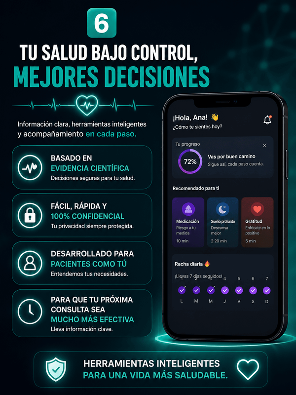 Reporte imprimible para el médico