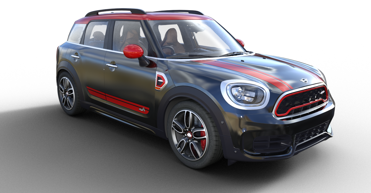 Mini John Cooper Works Countryman 4 All For Daz 3D