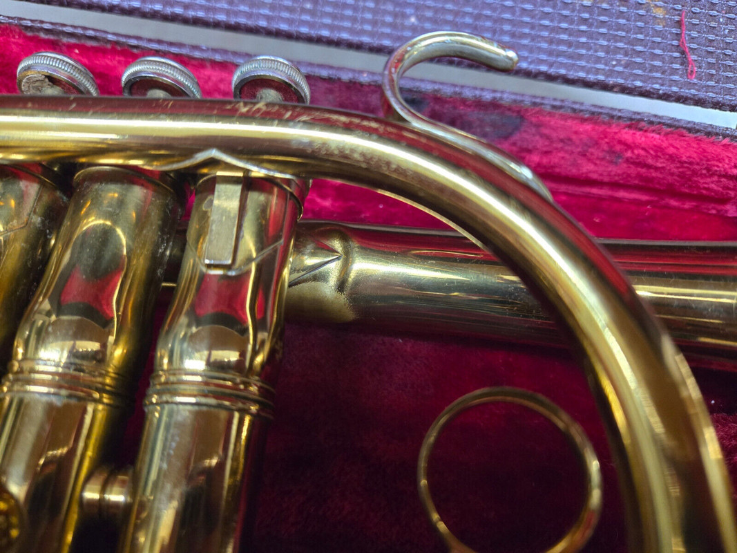 King 1956 Master Super 20 Model 1066 Cornet sn 350992 (2)