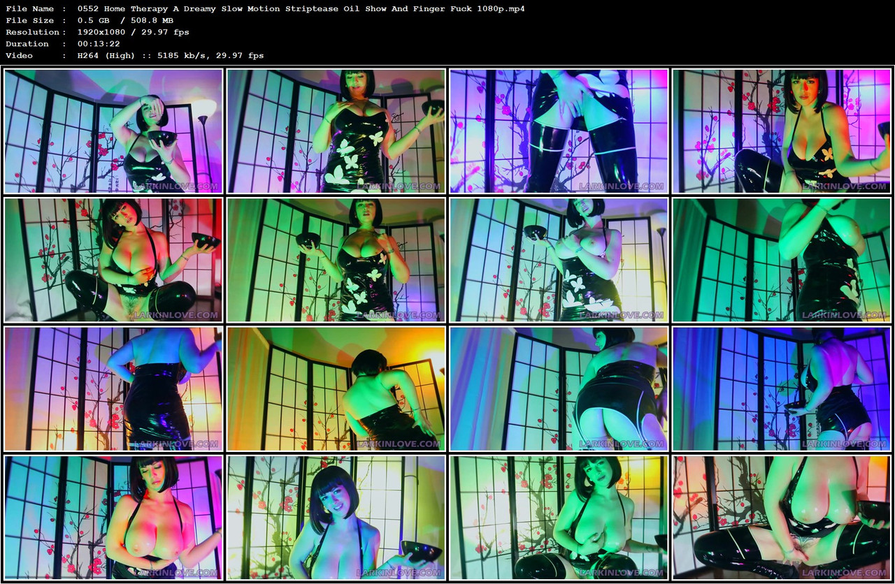 0552 Home Therapy A Dreamy Slow Motion Striptease Oil Show And Finger Fuck 1080p mp4