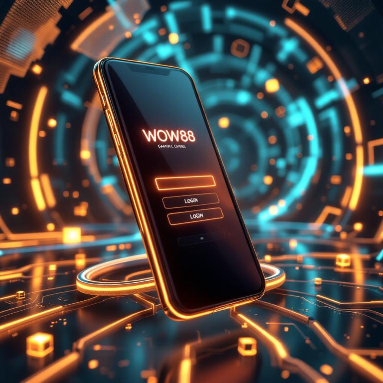 Banner Aplikasi WOW88 dengan akses permainan digital