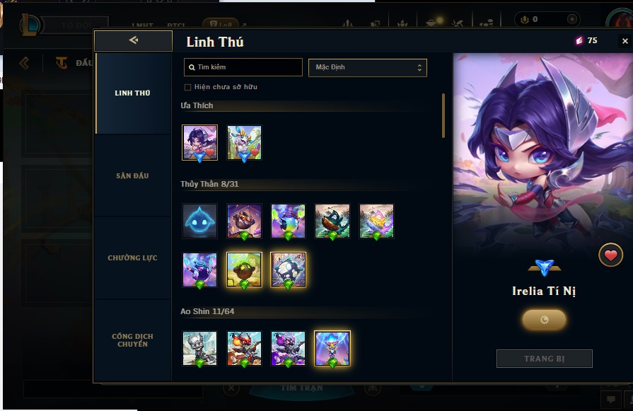 Acc DTCL # - Không Khung