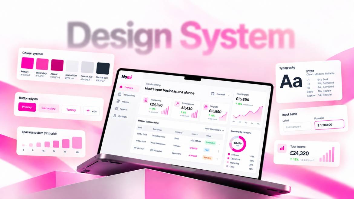 Nomi Design System interface preview