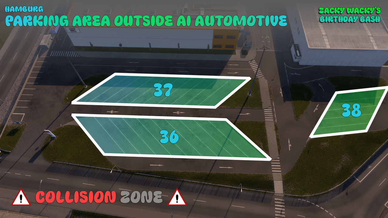 Hamburg - Parking Area Outside AI
