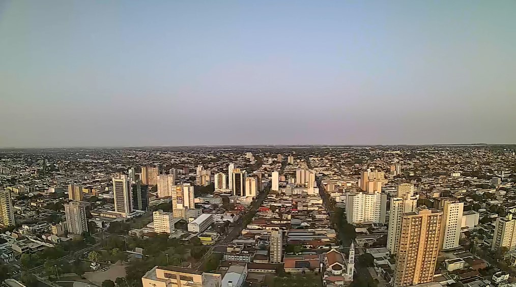 Campo Grande nesta manhã de quinta-feira