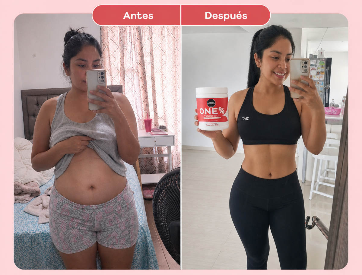 Antes y después — ONE%