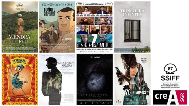 PELÍCULAS CON PARTICIPACIÓN DE CREA SGR EN EL FESTIVAL DE CINE DE SAN SEBASTIÁN 2019