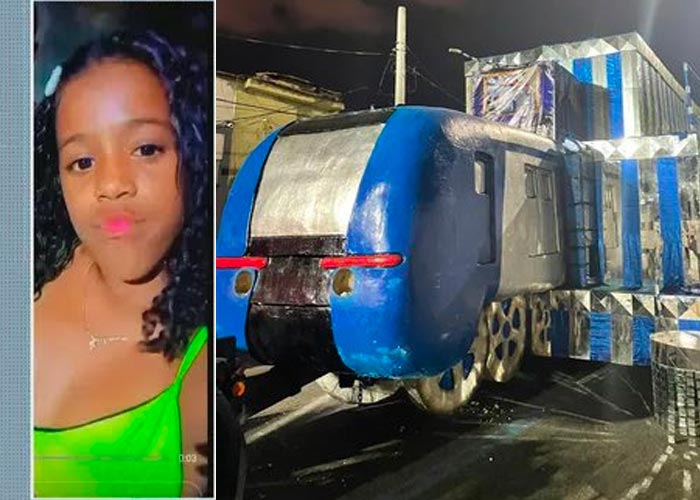 Niña de 11 años pierde la pierna por accidente en carnaval de Brasil
