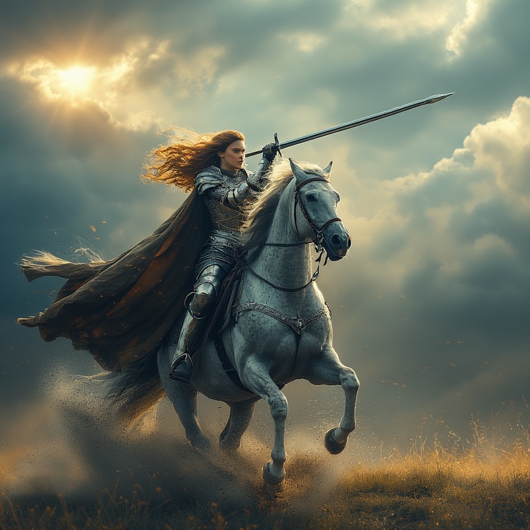 Armored-woman-charging-into-ba-(1)