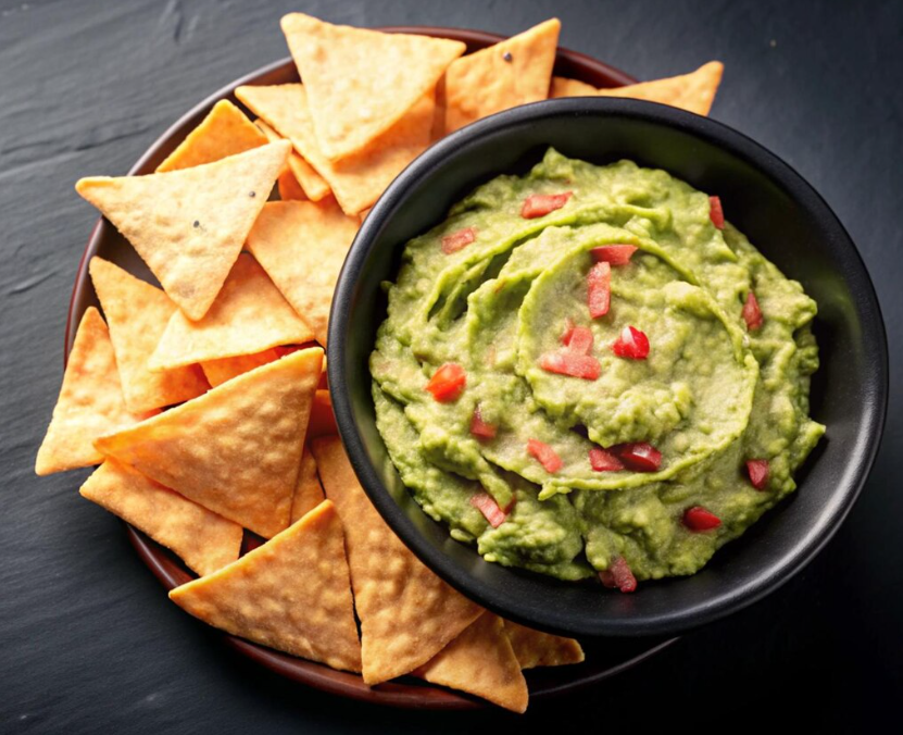 Nachos Con Guacamole