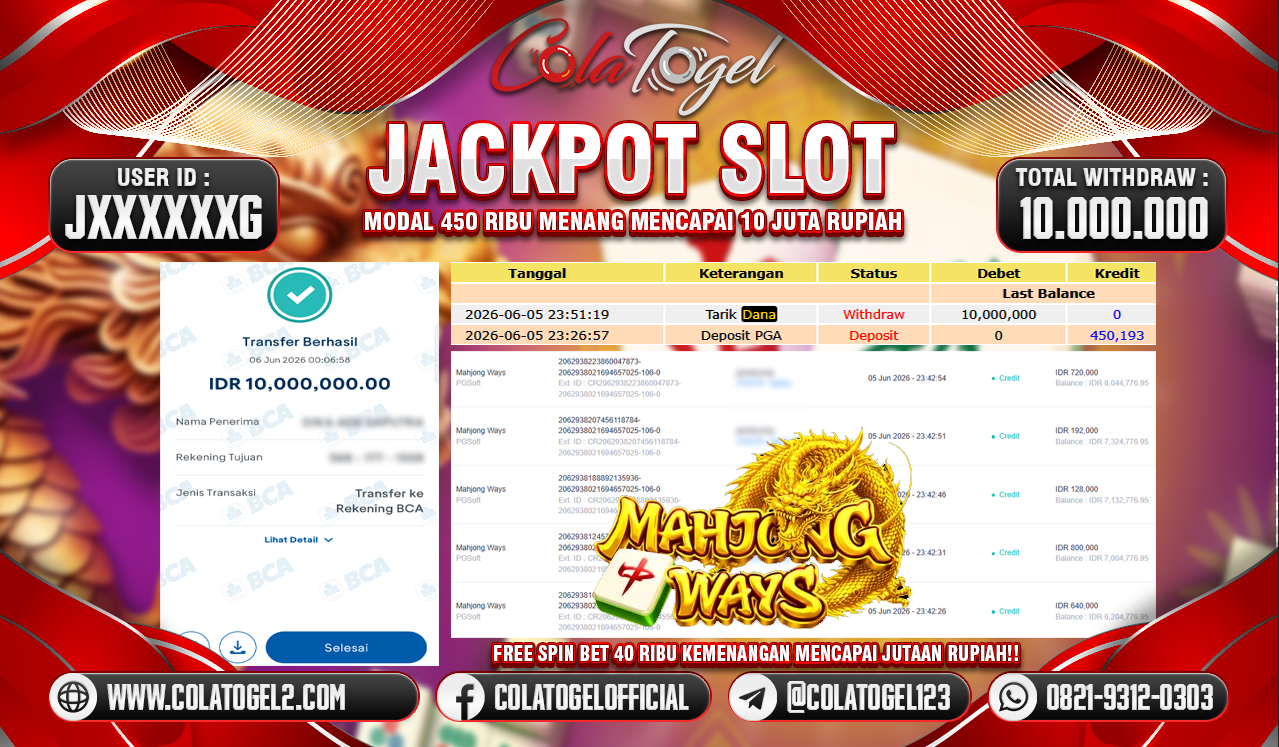 JACKPOT SLOT GACOR!!