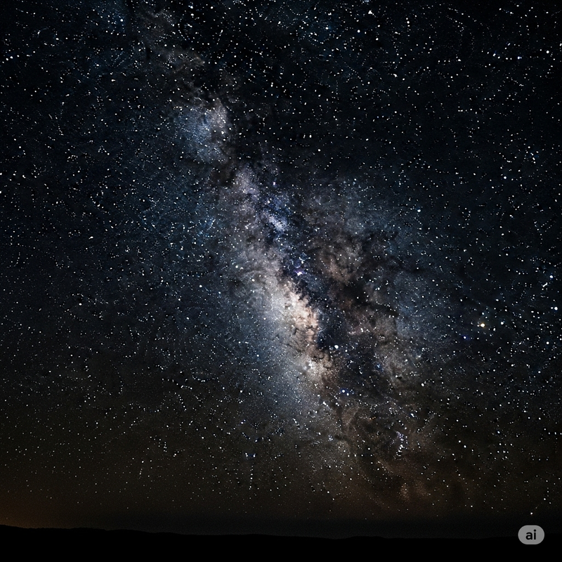 10 Stars Night Sky Clarity - No Light Pollution / Milky Way Visible