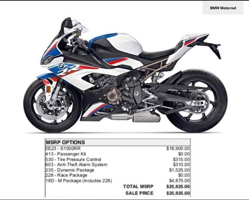 OFFICIAL 2020 BMW S1000RR release info and facts