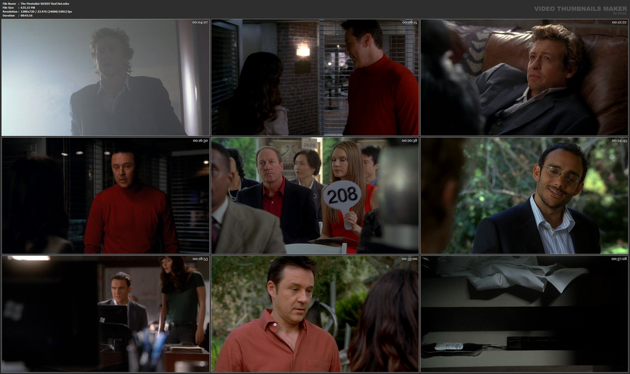 The Mentalist S03E07 Red Hot.mkv