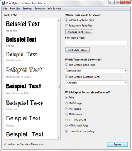 Print My Fonts 22.8.2