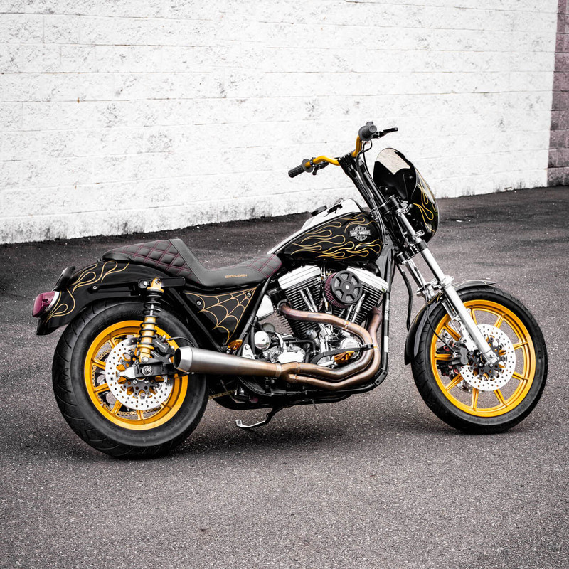 harley fxr get lowered cycles build 1