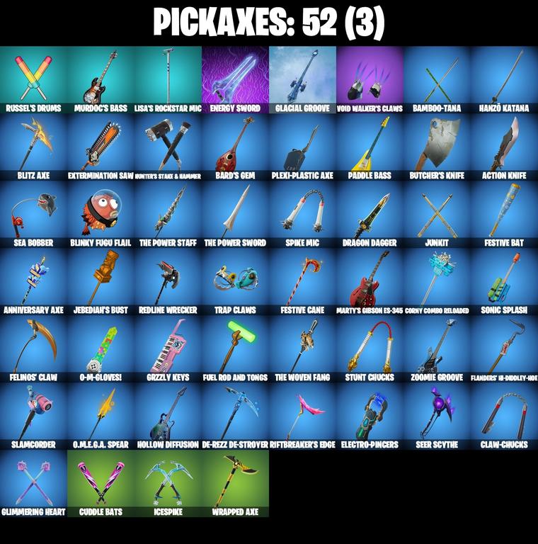 pickaxes comp