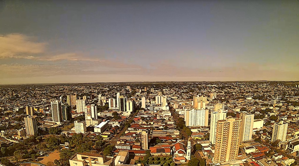 Campo Grande nesta manhã de terça-feira