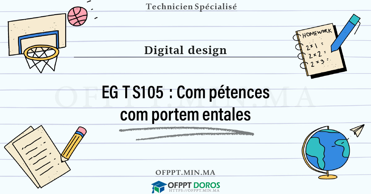 Sommaire détaillé du cours Compétences comportementales EGTS105 OFPPT - Structure du module