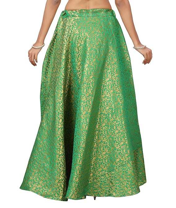 Women's Maxi Skirt Flared Bollywood Lehenga Choli Belly Dancing Skirts Partywear - Picture 25 of 47