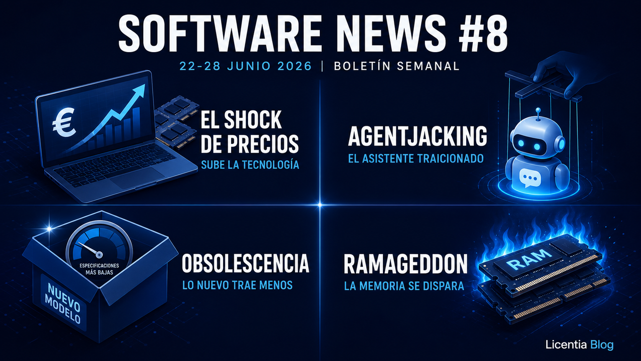 Software News #8: La factura de la IA empieza a llegar y tu próximo portátil va a costar más.