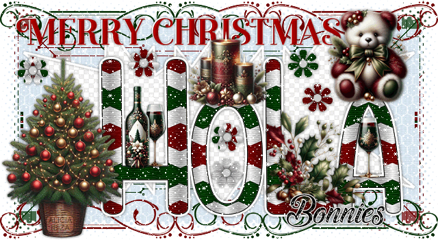 Hola Elegant Christmas bonnies