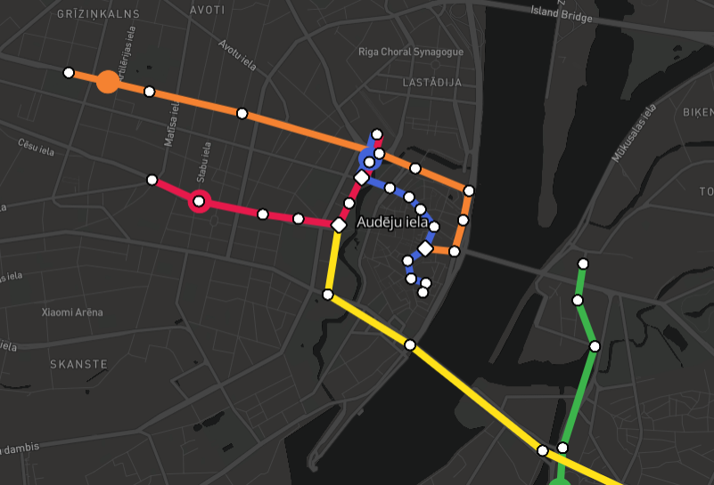 Métro de Vrarany-Plan haut