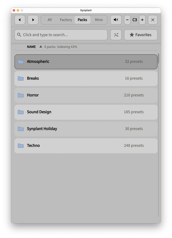 Preset Browser