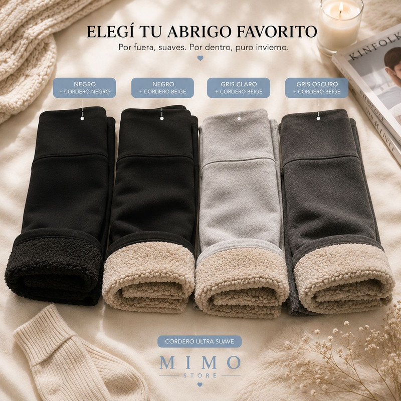 Pack poleras calza MIMO invierno