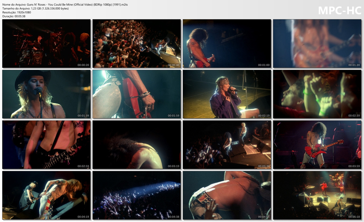 Guns N' Roses - You Could Be Mine (Official Video) (BDRip 1080p) [1991]