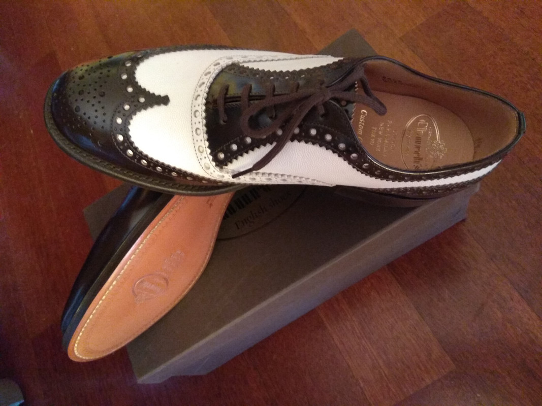 Scarpe Church's una fibbia pelle bicolore marrone e bianco Shanghai –  Jannello.com