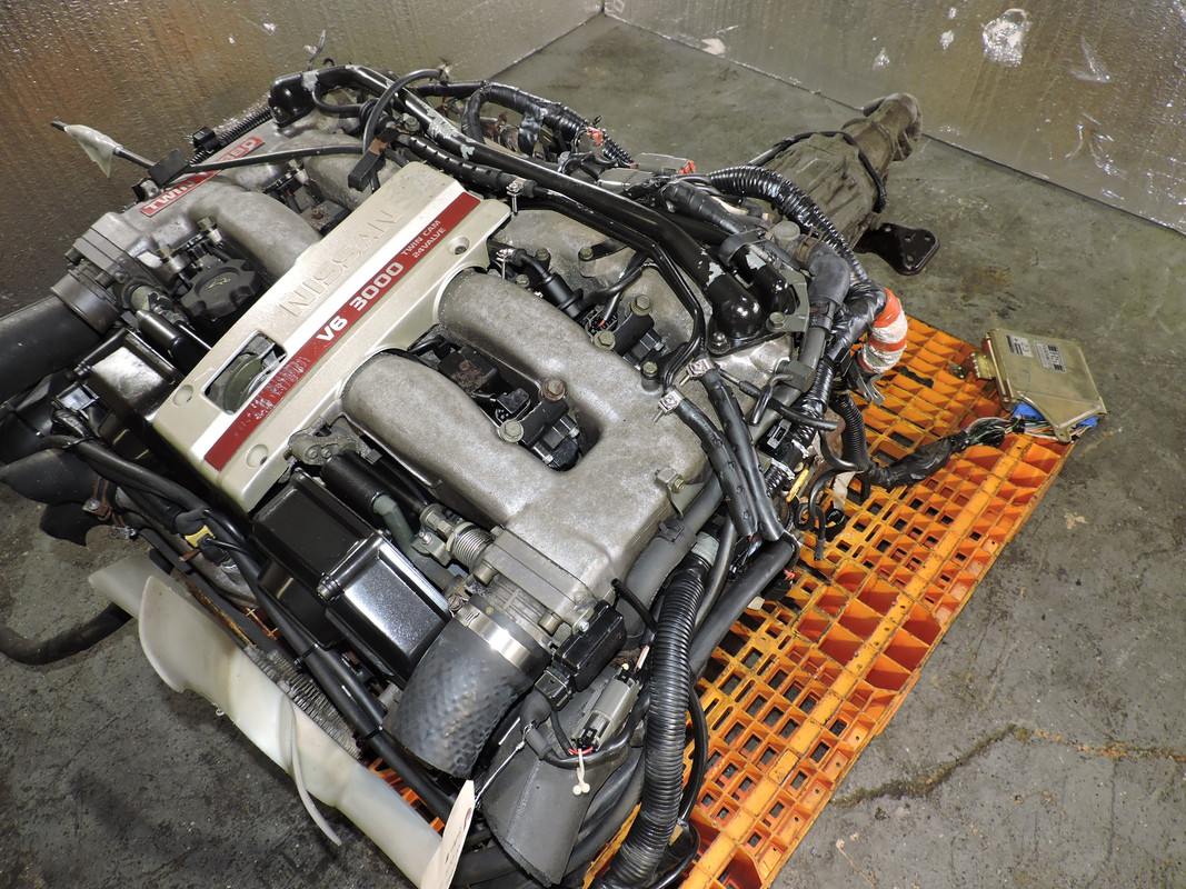 PARTS INCLUDED WITH PURCHASE: - NISSAN 300ZX Z32 V6 DOHC TWIN TURBO ENGINE LONGLBOCK JDM VG30DETT