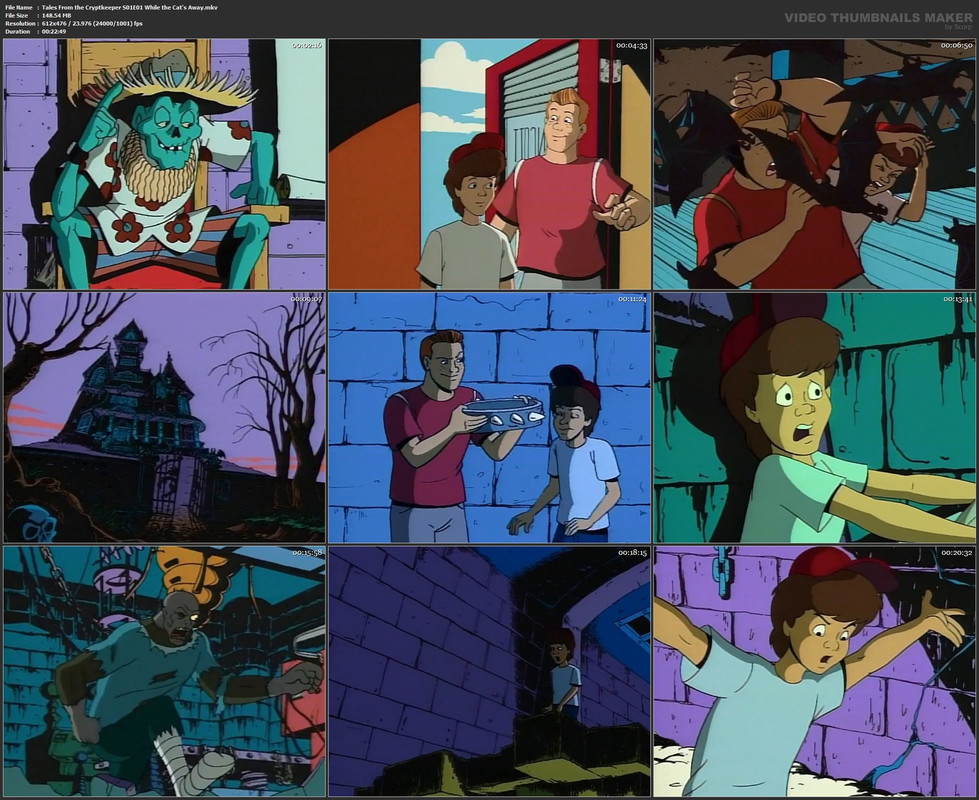 Tales From the Cryptkeeper S01E01 While the Cat's Away.mkv