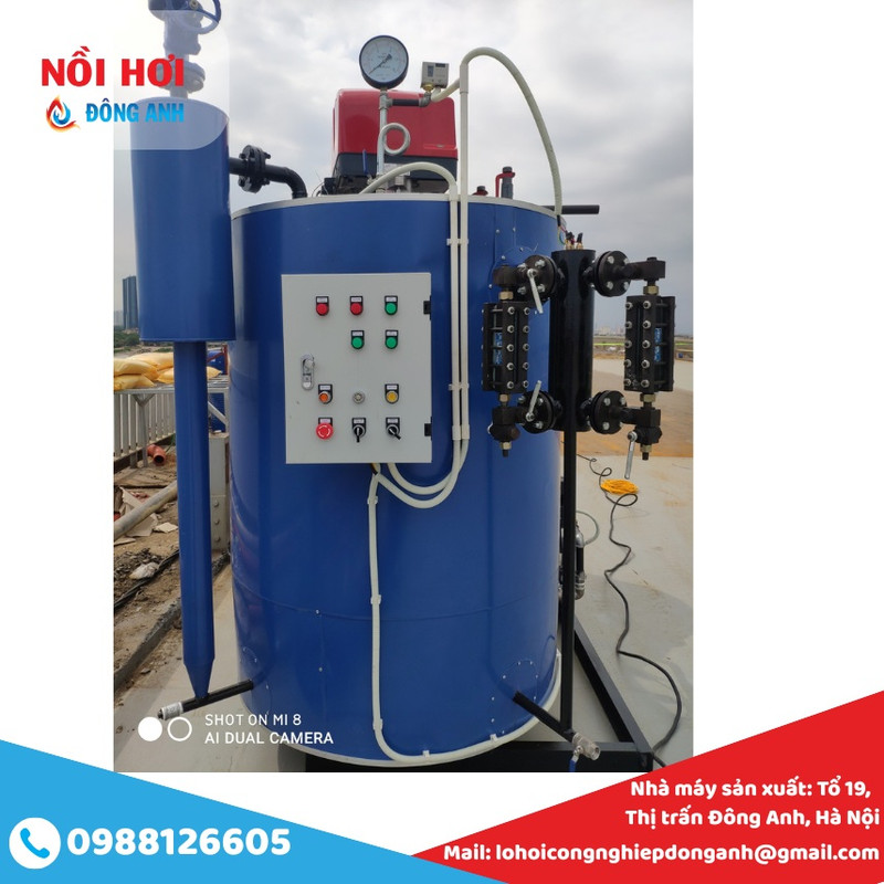 nồi hơi đốt dầu 500
