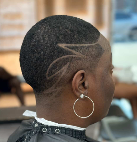 Professional haircut and styling example 6
