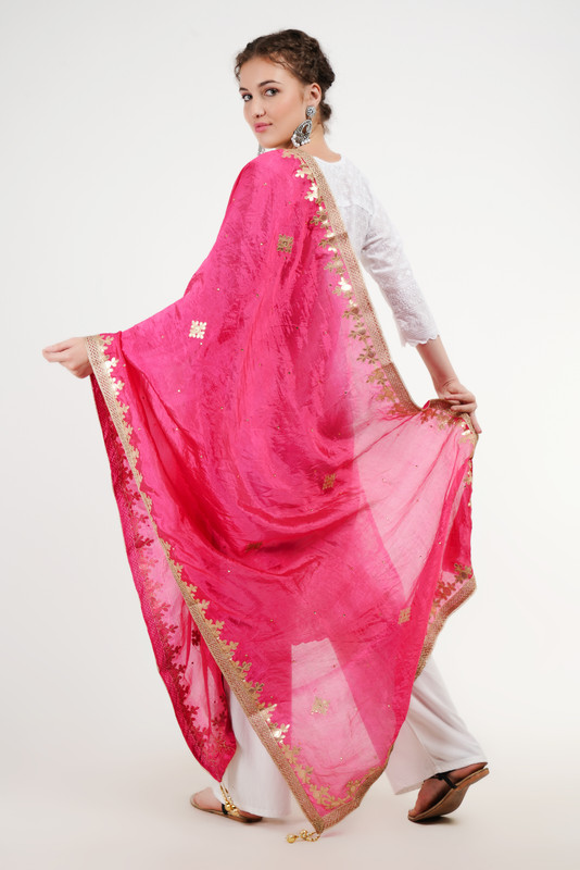 Sciarpa stola Way2Like Art seta Dupatta dolce Arif design sciarpe hijab designer - Foto 42 di 45