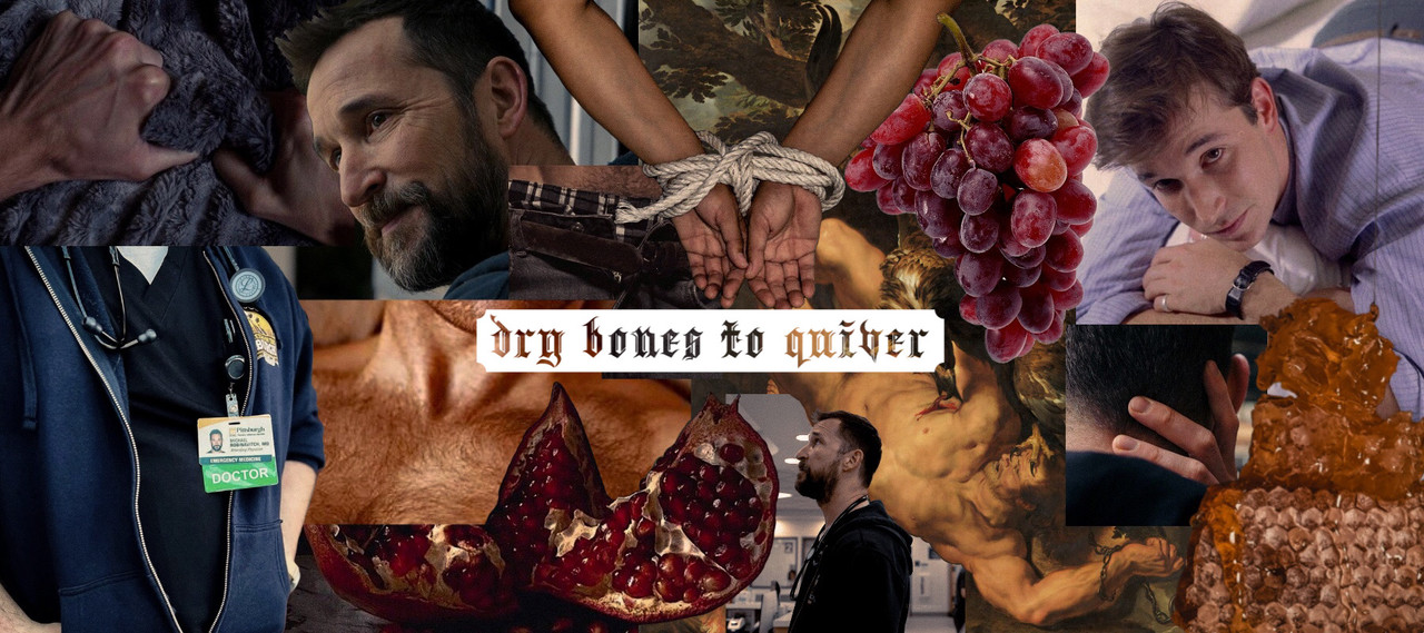 dry bones to quiver