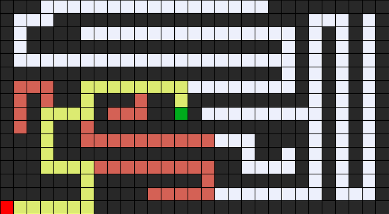 GitHub - Harsh4dager/Maze_Solving: Maze Solving using DFS, BFS, GBFS and A*