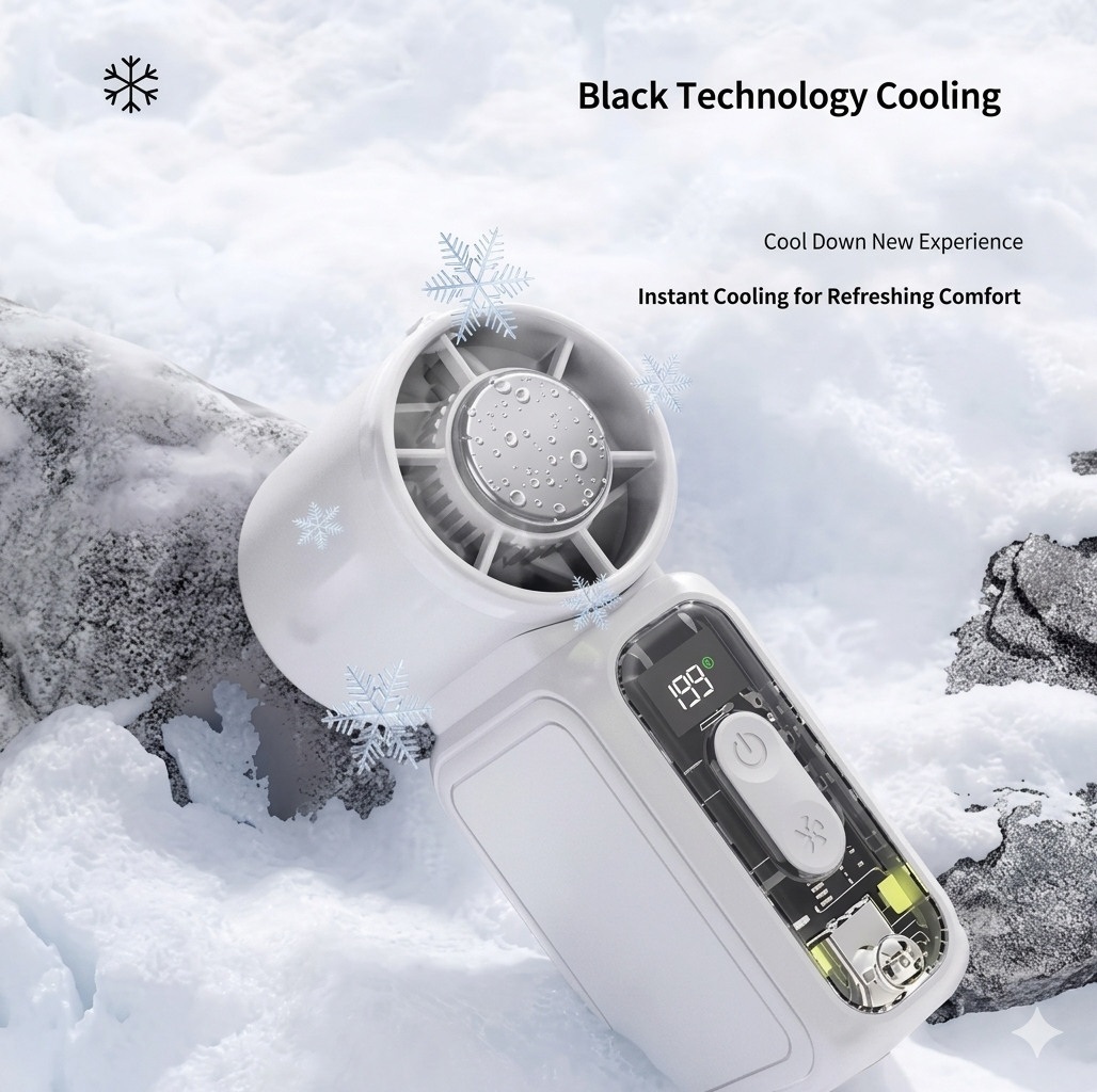 Mini Rechargeable Bladeless Fan