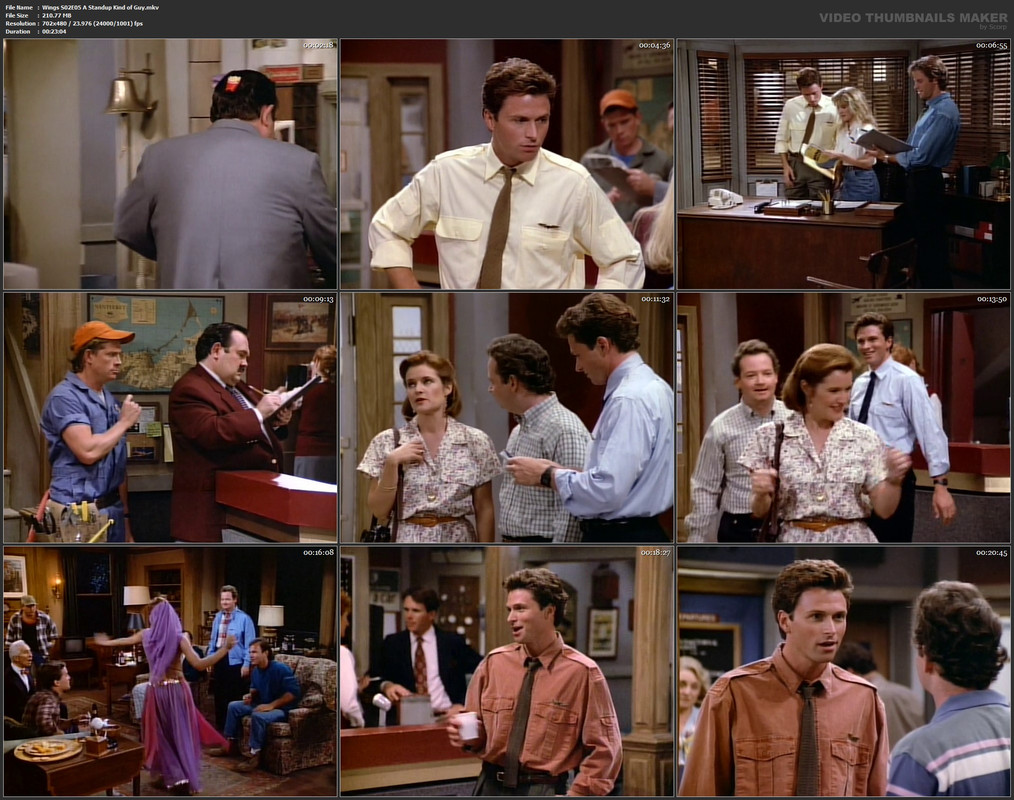 Wings S02E05 A Standup Kind of Guy.mkv