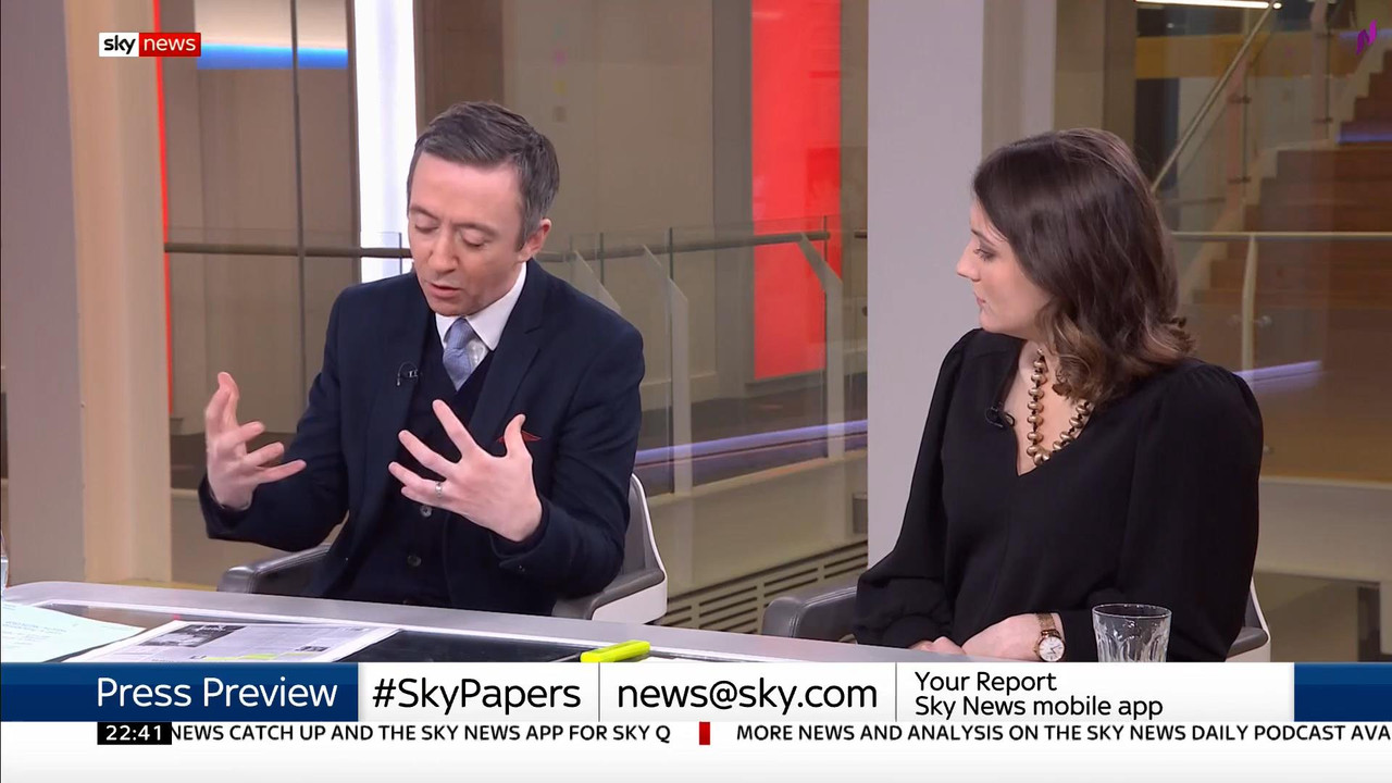01 January - 22.00.00 - Sky News. All the latest news from Sky N