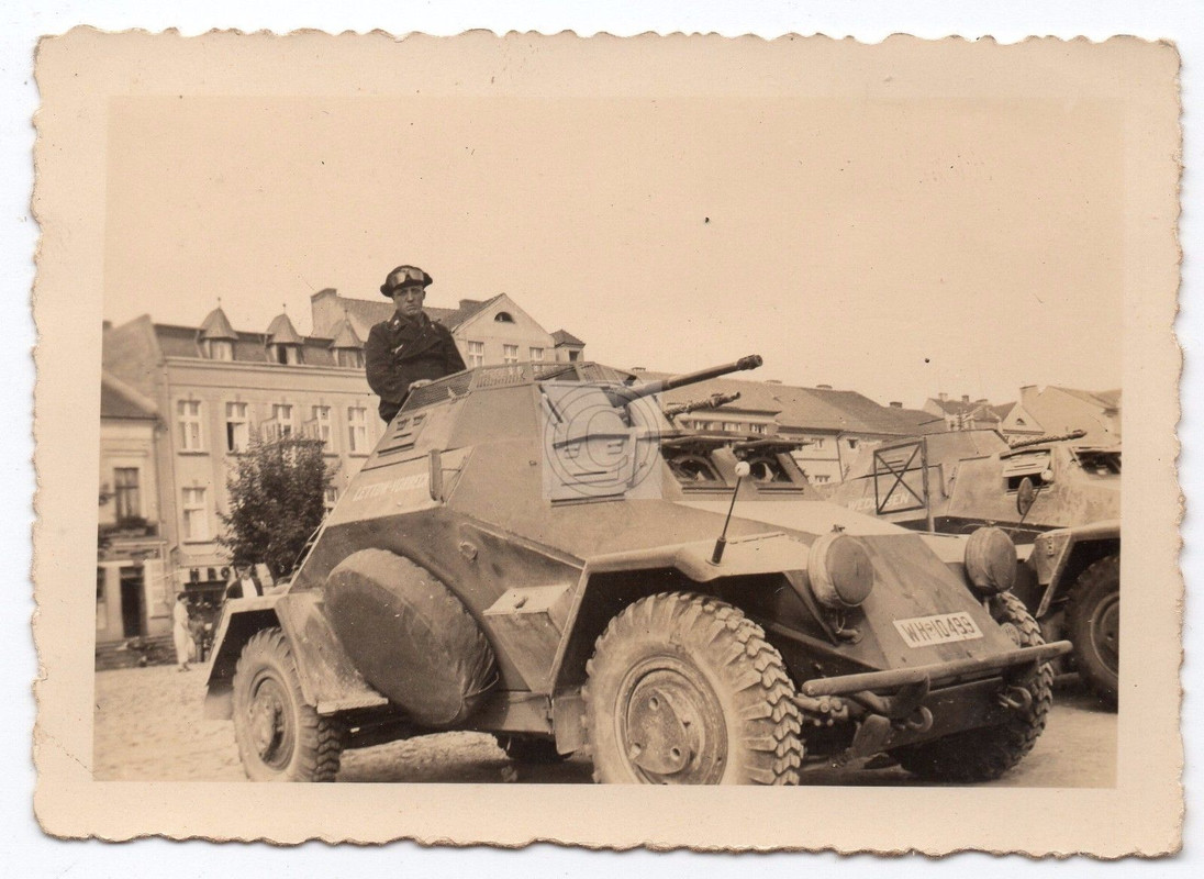 Königsberg Panzerspähk. SdKFZ 231 und 222 Panzer
