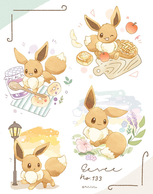eevee-pokemon-drawn-by-mofucoffee-sample