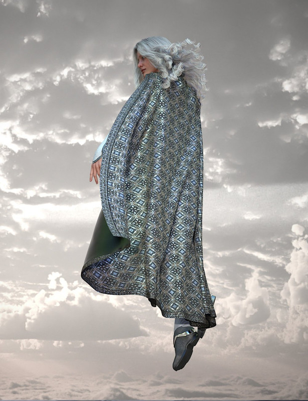dForce SsC Knight Cloak for Genesis 9