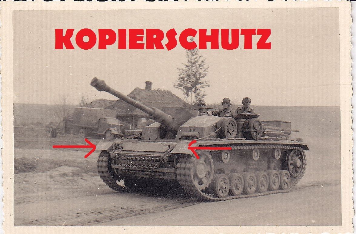 Sturmgeschütz STUG III Langrohr Wappen Kennung F