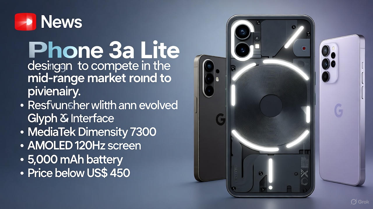 Nothing Phone 3a Lite: O Ataque Ninja da Gama Média que Pode Fazer os Gigantes Coreanos Suarem Frio – Ou Como Carl Pei Continua Trolando o Mercado com Design que Brilha (Literalmente)