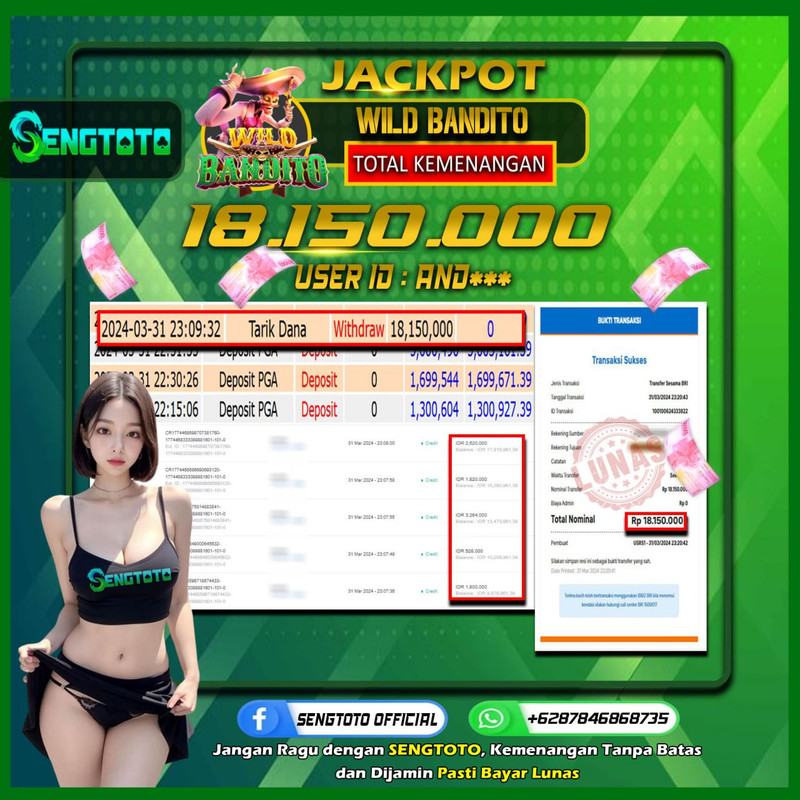 BUKTI PEMBAYARAN SLOT WILD BANDITO
