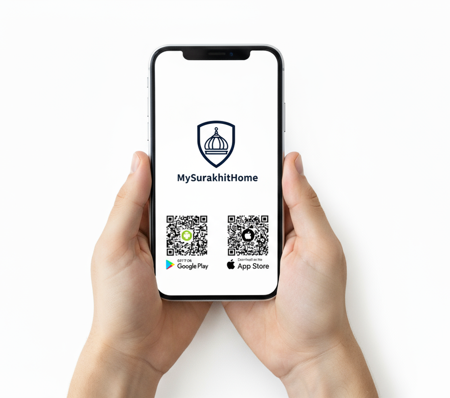 Scan the QR code with the app